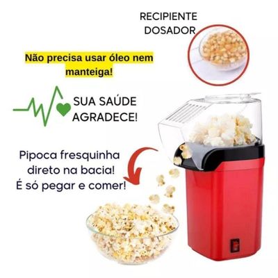 Pipoqueira Eletrica Automática Direcionador Pipocas Garantia
