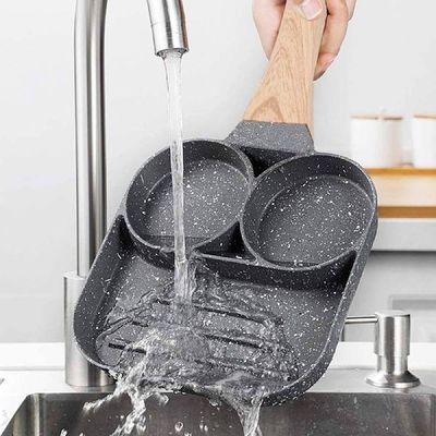 Frigideira Antiaderente Kit 2 Buracos Para Ovos 18cm - 4479389626839