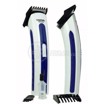 Máquina De Cortar Cabelo Barba Pelos Pezinho Portátil Nhc-3915 Bivolt Recarregável Azul - Nova