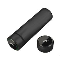17344406457868 Garrafa Térmica Inteligente De Inox 500ml Tampa C/sensor De Temperatura Led água Café Chá Preto