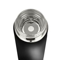 17344406457868 Garrafa Térmica Inteligente De Inox 500ml Tampa C/sensor De Temperatura Led água Café Chá Preto