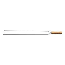 Espeto Duplo para Churrasco Tramontina com Lamina em Aço Inox e Cabo de Madeira 95 cm