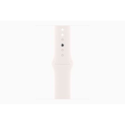 Apple Watch Series 10 (GPS 42 mm) Caixa Ouro Rosa em Alumínio com Pulseira Esportiva Blush Clara (Rose Gold)