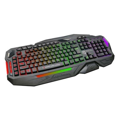 Teclado Gamer Elg Death Machine - Preto