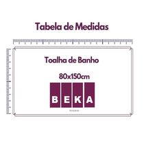 Kit Com 2 Toalhas De Banho Luxury Soft Beka 360 G-m² Luxo Azul
