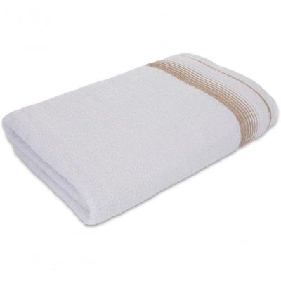Jogo Com 2 Toalhas Luxury Soft Beka 360 G-m² 1 Banho + 1 Rosto Luxo Branco