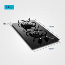 Cooktop À Gás 2 Bocas Mondial CTG-04 Bivolt