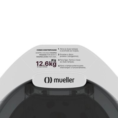 Centrifuga De Roupas Fit 12,6kg Mueller Branco 110V