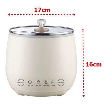 Panela Elétrica De Arroz Caldos Legumes Cerâmica Antiaderente 1,8L 110V