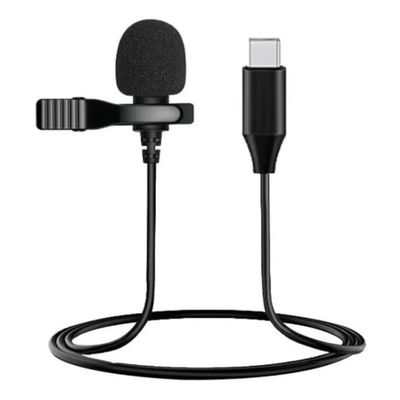 Microfone Lapela Usb C