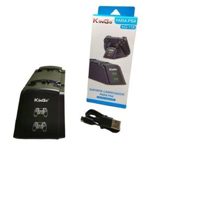 Carregador E Suporte Pra Controle Ps4 Playstation4 Kingo