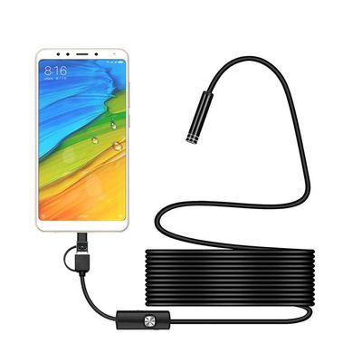 Camera Inspeção Usb Endoscópica Led Pc Android - 2 Metros