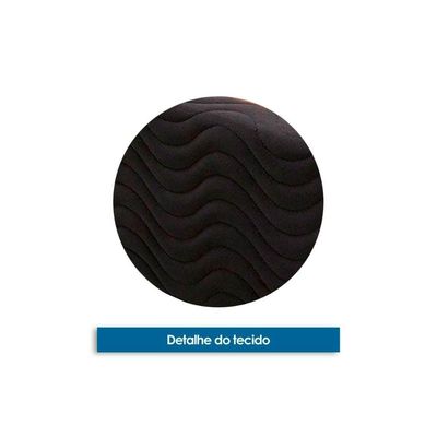 Conjunto Box Queen: Colchão Espuma Ortobom D33 Light Saúde + Base CRC Suede Black (158x198)