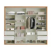 Guarda-Roupa Casal Girona 100% MDF 2 PT 4 GV Freijó e Off White