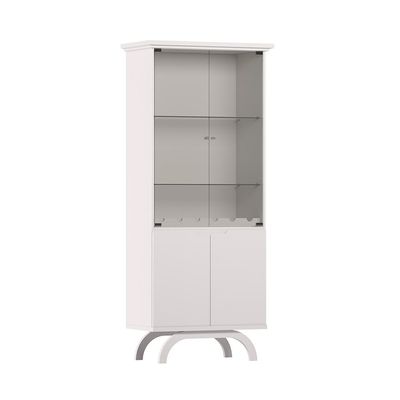 Cristaleira Vicenza 4 PT Off White