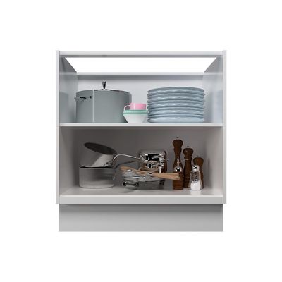 Cozinha Completa Évora 17 PT 3 GV Branco Ártico e Carvalho