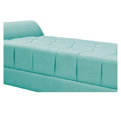 Kit Cabeceira e Recamier 160 Cm Queen Size Suede Tiffany