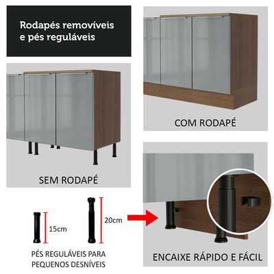 Cor:Rustic/Cinza