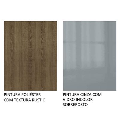 Cor:Rustic/Cinza