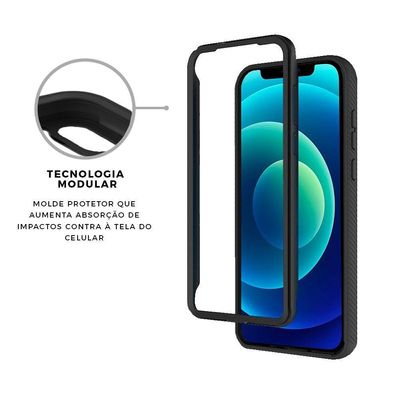 Capa Stronger Preta para iPhone 13 Pro Max - Gshield