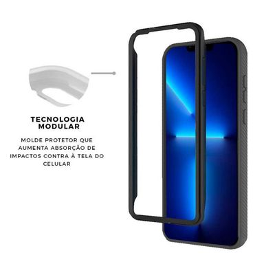Capa Stronger Preta para iPhone 13 Pro Max - Gshield