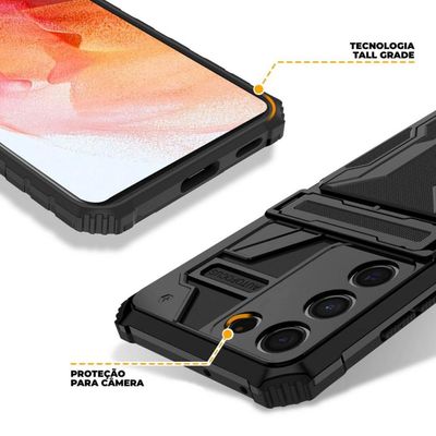 Capa Guardian para Samsung Galaxy S21 FE - Preta - Gshield
