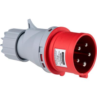 Plugue Móvel Industrial 3P+N+T 32 A 380-415 Vca 6 H Tramontina