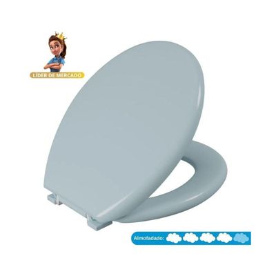 Assento Almofadado Oval - Astra Azul