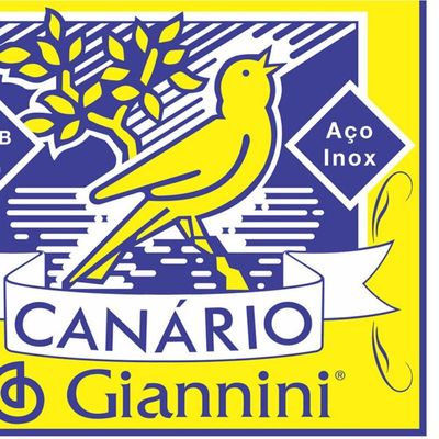 Corda Para Viola Giannini Gesvb Serie Canario Bolinha Aco Media