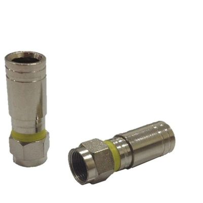 Conector F Compressao Rg6 Cfmp002 Niquel Storm