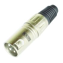 Conector Canon Macho Csr Q-215 Niquel Pe Borracha