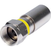Conector F Compressao Rg6 Cfmp002 Niquel Storm