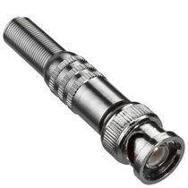 Conector Bnc Zinco Com Mola E Parafuso