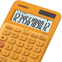 Calculadora De Mesa Casio Ms20uc 12 Dígitos Laranja