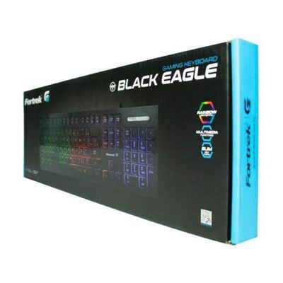 Teclado Gamer Multimídia Black Eagle Preto Fortrek