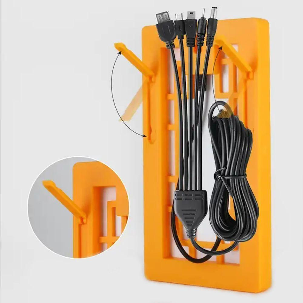 Painel Solar Portátil Ultra Slim 3W Laranja
