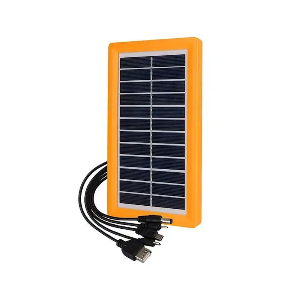 Painel Solar Portátil Ultra Slim 3W Laranja