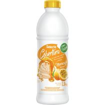 Cobertura Concentrado De Sorvete E Sobremesas Selecta 1,3kg - Maracujá Com Poupa