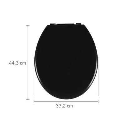 Assento Almofadado Oval - Astra Preto