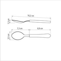 Colher Sobremesa Inox Leme Tramontina