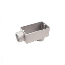 Condulete fixo 1.1/2" tipo "LB" - com tampa / rosca BSP / sem pintura
