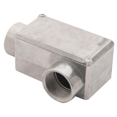 Condulete fixo 1.1/2" tipo "LL" - com tampa / rosca BSP / sem pintura