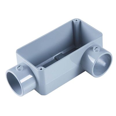 Condulete fixo 1.1/2" tipo "LL" - com tampa / rosca BSP / sem pintura