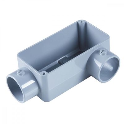 Condulete fixo 1.1/2" tipo "LL" - com tampa / rosca BSP / sem pintura