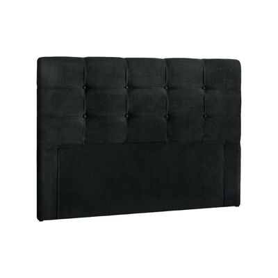 Cabeceira Cama Box Estofada Clean Plus Casal - Suede Negro - Simbal