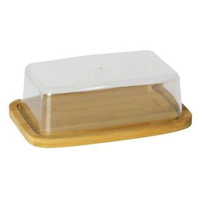 Kit Porta Queijo + Porta Manteiga Bambu