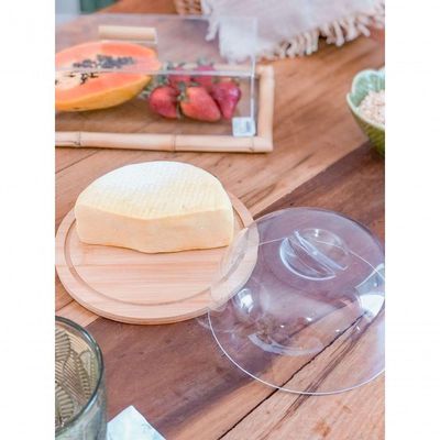 Kit Boleira + Porta Frios + Queijeira Bambu