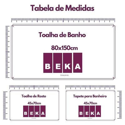 Jogo De Toalhas Luxury Soft Beka Banho + Rosto + 1 Piso Luxo Cinza