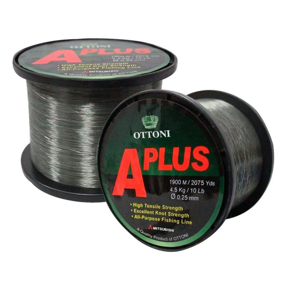 Linha Pesca Ottoni Aplus 0,25mm 10lb 4,5k 1900m