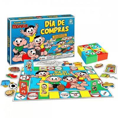 Jogo Dia De Compras Turma Da Mônica 0760 - Nig Brinquedos
